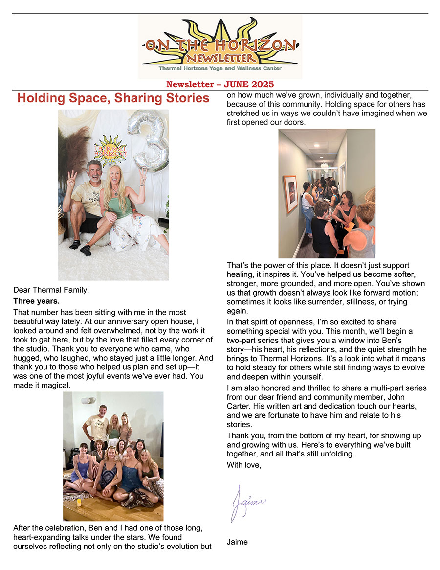 June 2025 newsletter