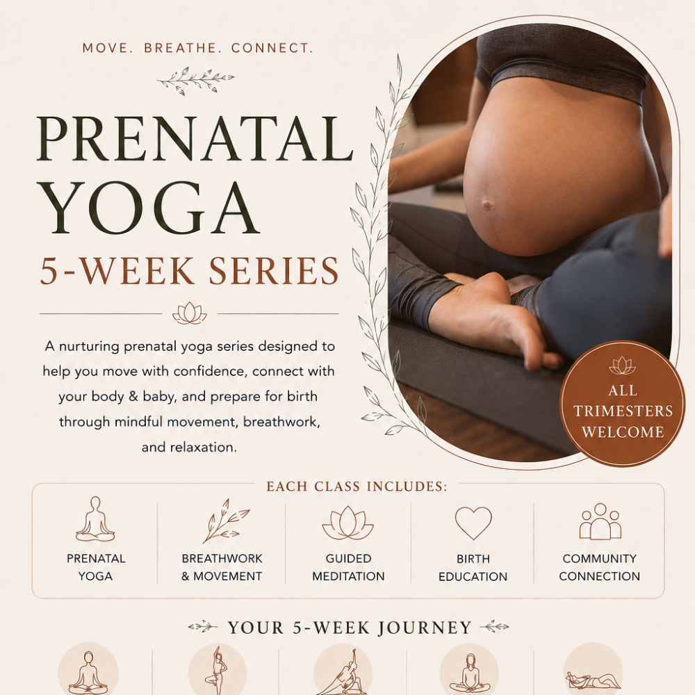 Prenatal Yoga 5 Week Series