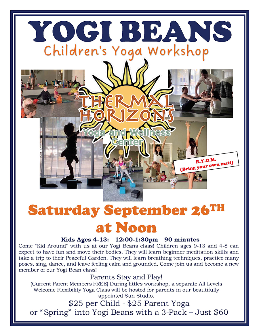 Yogi Beans — Children's Yoga Workshop