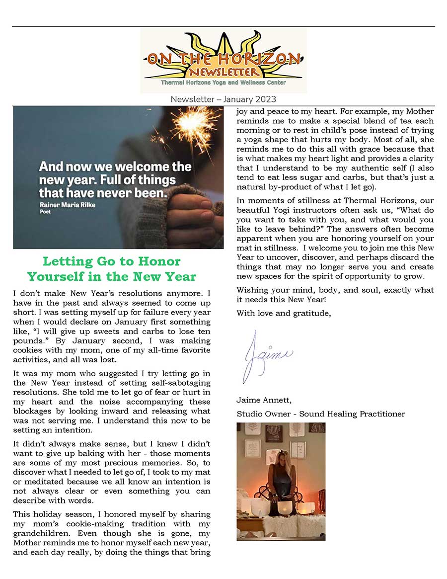 Newsletter January 2023 Page 1
