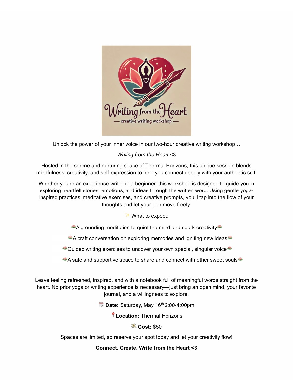 Writing From the Heart